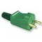 Stik 250V/10A Grøn